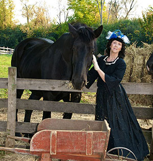 Lynn Rymarz and horse